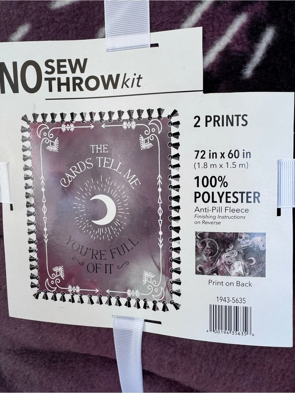 No Sew Throw Kit no sew